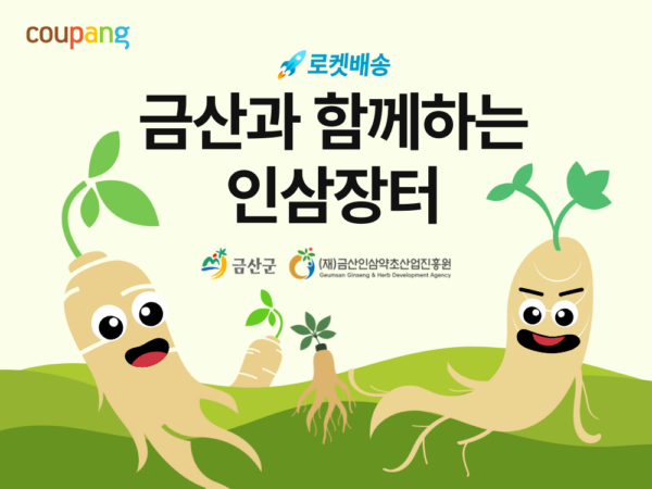 쿠팡 금산 인삼 상생기획전